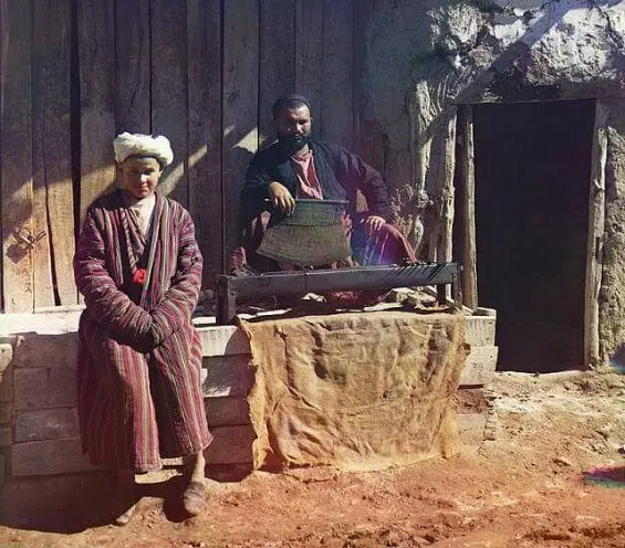 Une maison de kebab à Samarkand (Ouzbékistan actuel)
