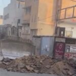 Photo : le théâtre de la liberté bombardé et partiellement démoli par les bulldozers lors de l’attaque de juillet 2023 Source : Freedom Theatre Jenin