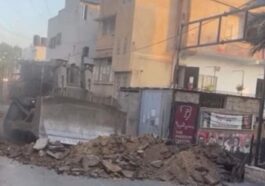 Photo : le théâtre de la liberté bombardé et partiellement démoli par les bulldozers lors de l’attaque de juillet 2023 Source : Freedom Theatre Jenin